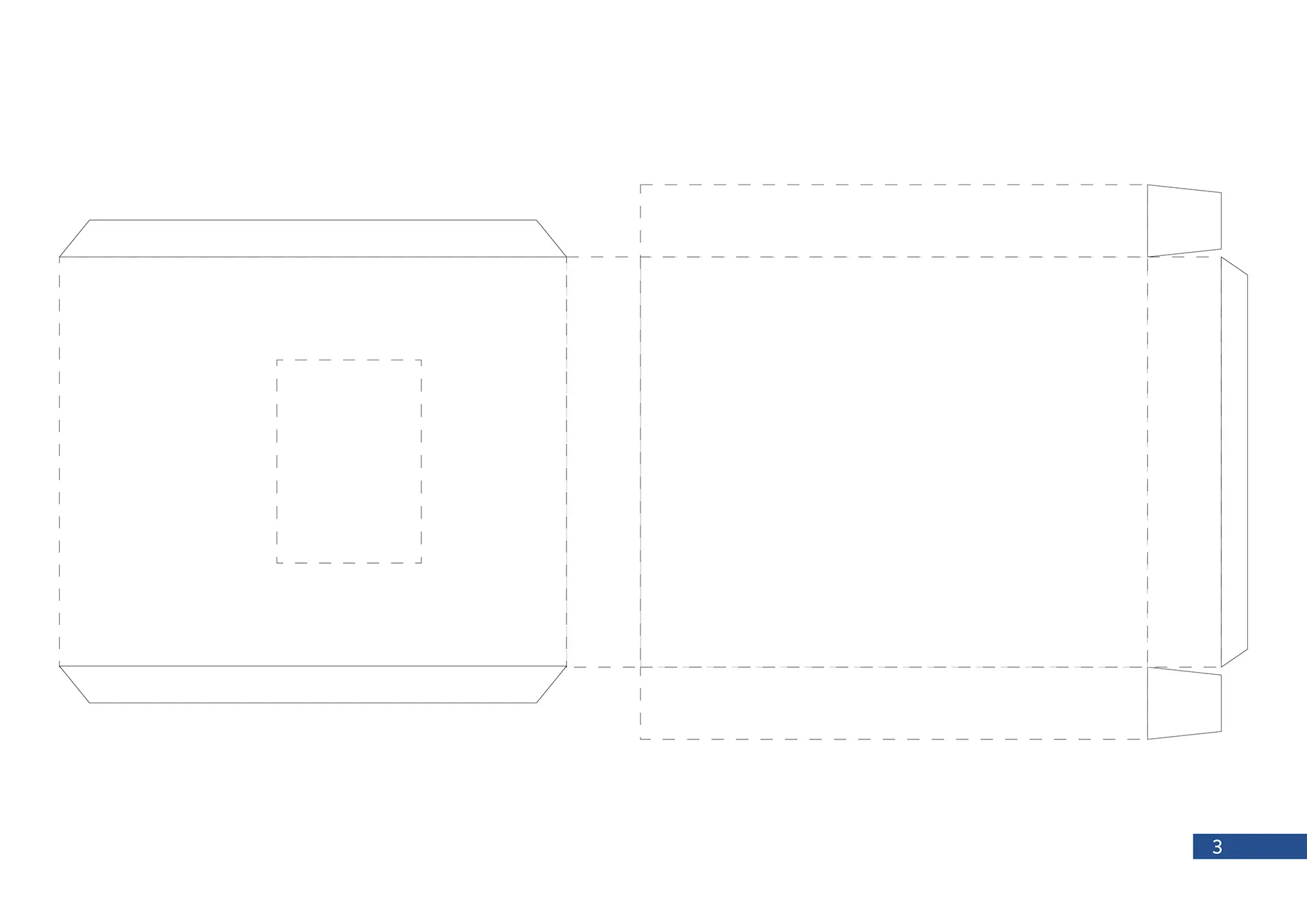 Packaging Finish ouvert · expérience d'ouverture du pack